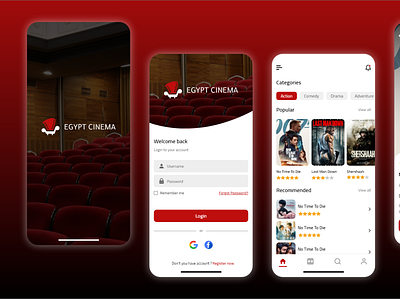 Movies App adobexd app des design illustration logo ui uiux ux