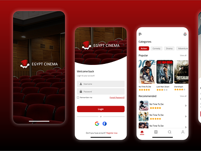 Movies App adobexd app des design illustration logo ui uiux ux