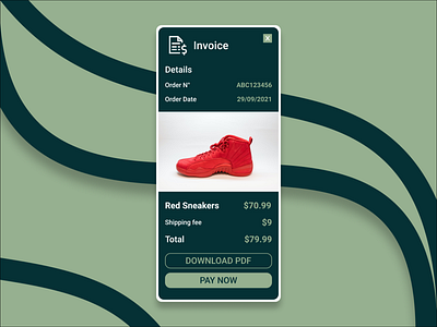 #DailyUI - Invoice - Daily UI 046