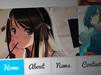 Something Anime Homepage home page minimal redesign work in progress