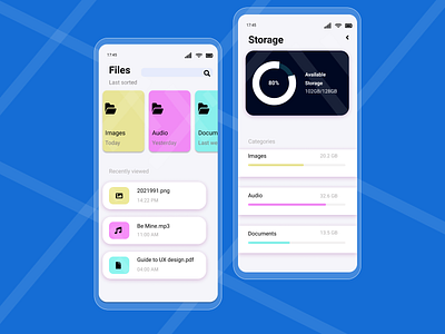 My files app design ui ux