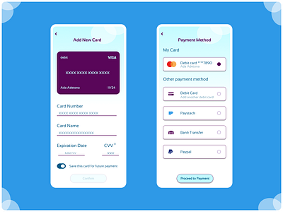 Payment UI app design ui ux