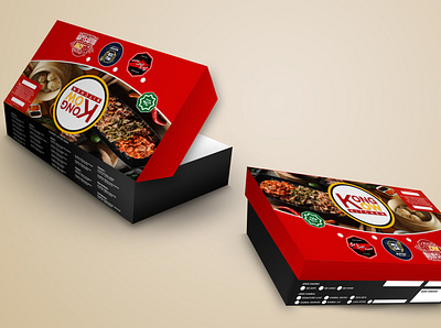 Food Box design illustration