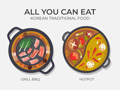 All You Can Eat korean food asian food chinese food food icon icons japanese food korean food logo vector