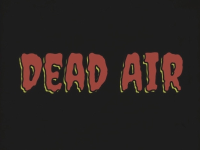 Dead Air Logo branding horror logo podcast