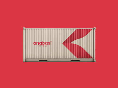 Anabasi Express Branding brand identity branding courier delivery express logo logo design package shipping container visual identity