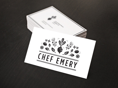 Chef Emery Business Card