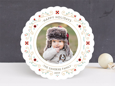 Petite Wreath Holiday Card