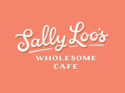 Sally Loo's Logo brand brand identity branding hand lettering lettering logo script type