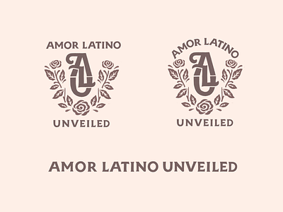 Amor Latino Unveiled Sketches badge florals lettering procreate roses sketch