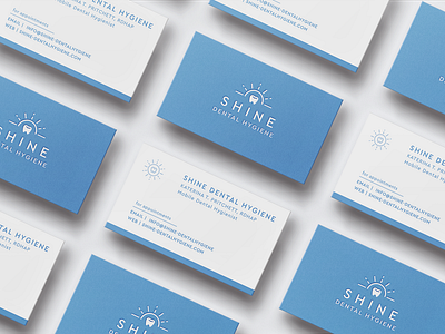 Shine Dental Hygiene Business Card