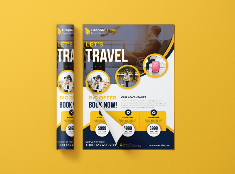 Travel Flyer Design by Rajon on Dribbble