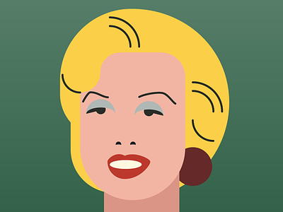 Marilyn Monroe design graphic icon illustration vector