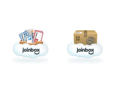 Joinbox Cloud Icons box cloud icon illustration letterbox package vector