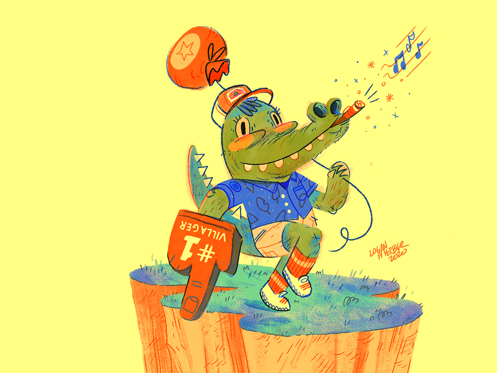 Animal Crossing "AllieGator" Character by Logan Faerber on Dribbble