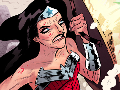 Wonder Woman character design comics dc digital drawing illustration photoshop sketch superheroes tablet