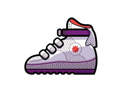 Fly Kick #1 badge digital drawing icon illustration illustrator shoe sticker vector