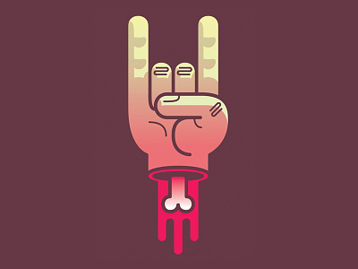 Metal Hands design digital icon illustration illustrator metal metal hands rock vector