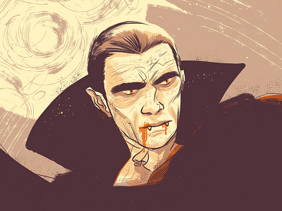 Dracula & Happy Halloween design digital dracula halloween illustration illustrator playing cards print