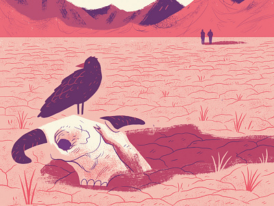 Death Valley Poster Progress adobe death valley design digital art drawing illustration illustrator national park painting poster screen printing vector