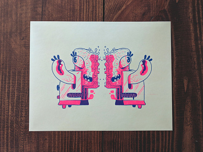 Toastie - Risograph