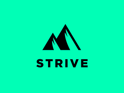 Strive Logo application athletic brand identity branding exercise gym ios logo mobile