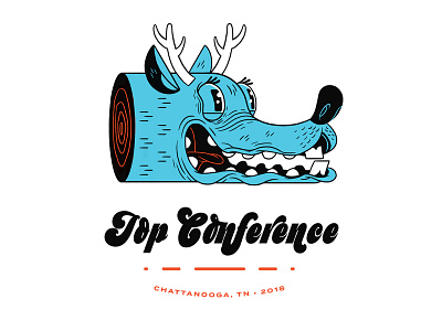 Top Con 2018 - Deer art branding character design conference design digital digital art drawing graphic design humor illustration illustrator ink line photoshop print sketch typography vector