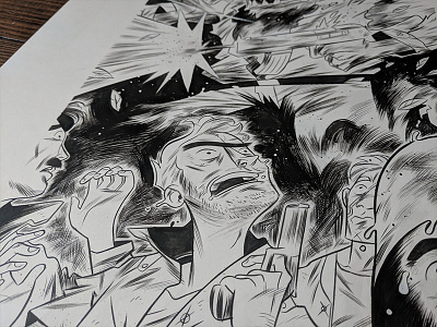 'Namwolf Page Commission art character design comics design drawing illustration ink line print sketch