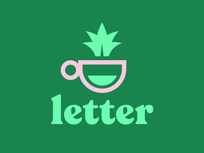 Letter Coffee Branding A art brand branding coffee design digital illustrator logo typography vector