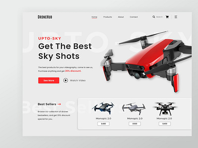 Drone Website Interface