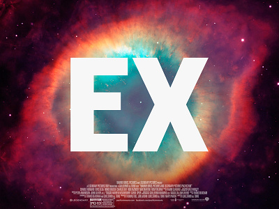 Ex cover cover creative design modern space typography