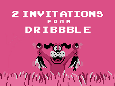 2 Invitations from Dribbble