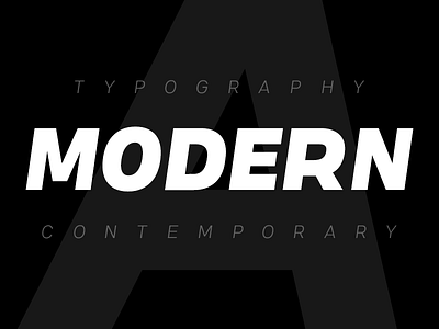 New Typeface!!! ✊🕺💯🎂 black bold contemporary creative design grotesque italic modern typeface typography white