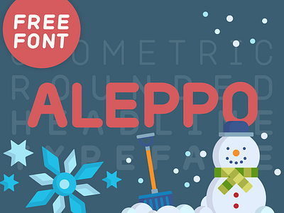 ⛷️WINTER FREEBIE IS COMING!!⛷️ caps creative discount font free geometric headline rounded typeface typography winter