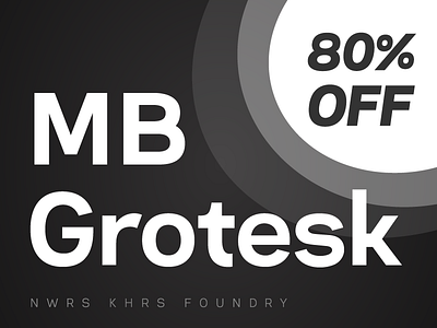 NEW!!! 🌟 MB Grotesk Typeface 🌟