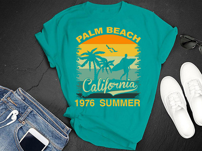 California T-shirt Design branding california california tshirt design californiaclothing design illustration tshirt design tshirt designer tshirtdesign