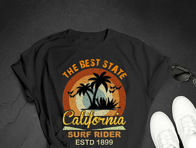 Creative And Unique California T-shirt Design californiaclothing illustration merch by amazon pod tshirt design teesdesign teespring teespring t shirt design tshirt design tshirt designer tshirtdesign