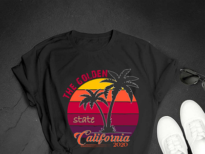 The Golden State California T-shirt Design california tshirt design californiaclothing merch by amazon pod tshirt design teesdesign teespring teespring t shirt design tshirt design tshirt designer tshirtdesign