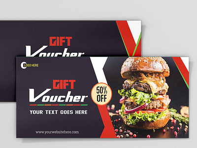 Creative and Unique Gift Voucher Design For Restaurant branding gift card gift voucher graphic design logo voucher