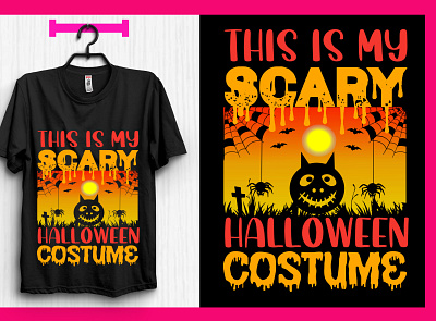 Creative Halloween T-shirt Design design illustration merch by amazon pod tshirt design teesdesign tshirt design tshirt designer tshirtdesign