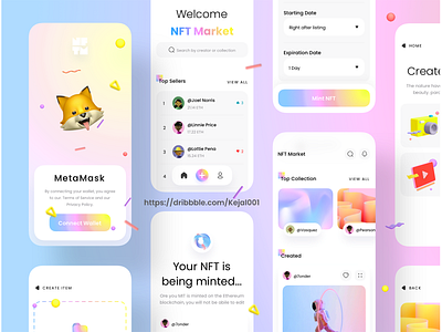 NFT _ Market _ Design _ Wallet _ Design _ UI _ UX