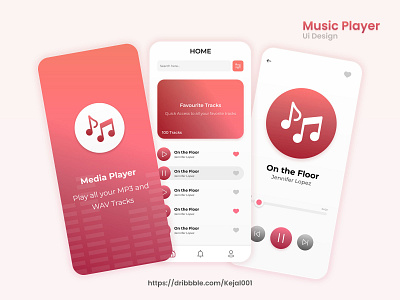 Music Player app design design app illustration managment mp3 player player ui ui ux