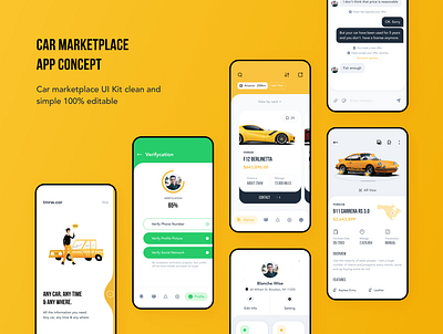 Car MarketPlace app booking app branding design design app logo managment planning ui ux