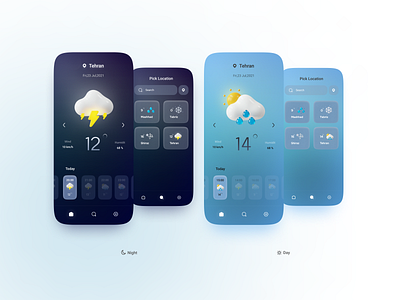 Meteorology Mobile app Design