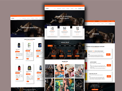 Stamina Gym - Website Design