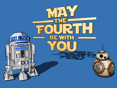 May the 4th be with you - Qui-Gon Jinn by Loy Iver on Dribbble