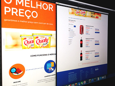 Mercado do Preço compare ecommerce flat landing page price products search