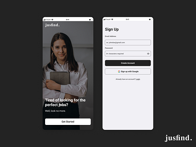 Daily UI 1: Sign Up Page