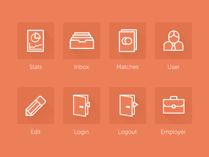 Workshape.io navigation icons icons flat material line stroke brand