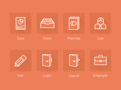 Workshape.io navigation icons brand flat icons line material stroke